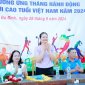 Hội người cao tuổi phường Ba Đình tổ chức giao lưu bóng chuyền hơi nữ người cao tuổi 